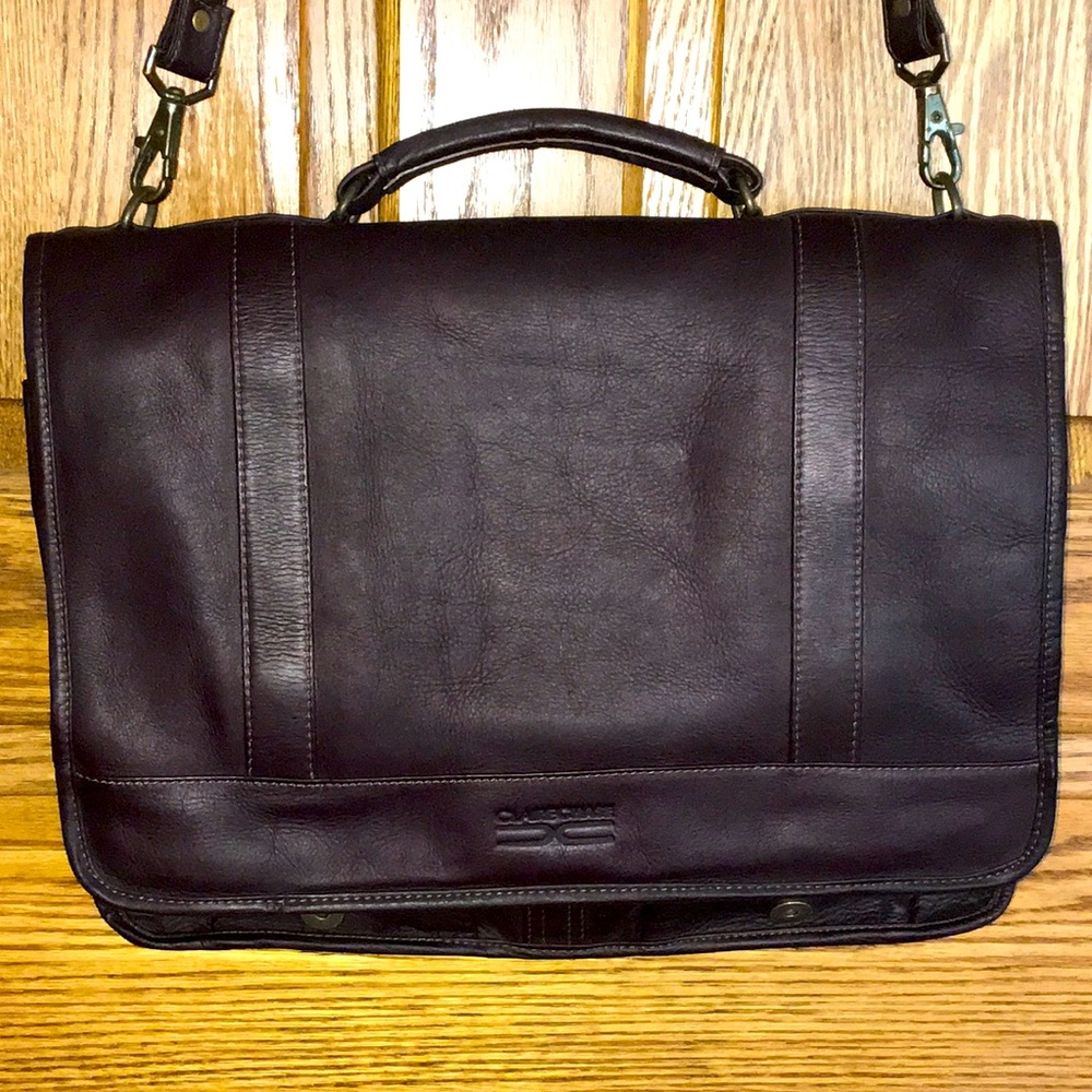Nice Claire Chase Laptop Messenger bag Leather